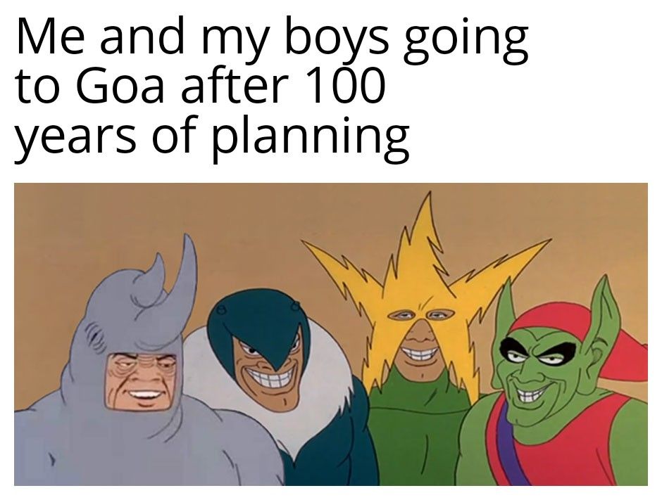 Goa trip with college friends